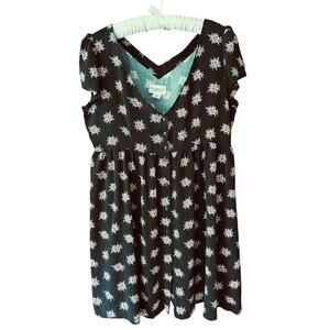 Denim & Supply Ralph Lauren Floral Babydoll Dress Cottagecore Peasant Size L
